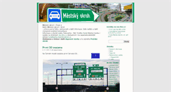 Desktop Screenshot of mestskyokruh.cz